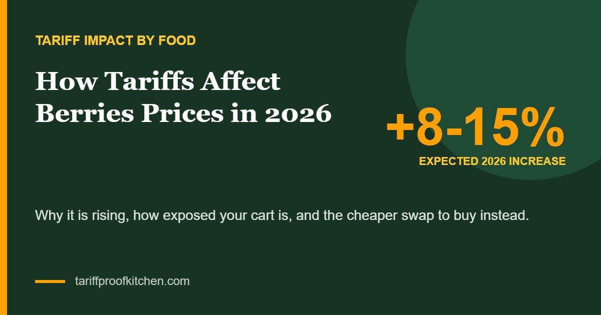 Berries tariff price increase 2026: +8-15%